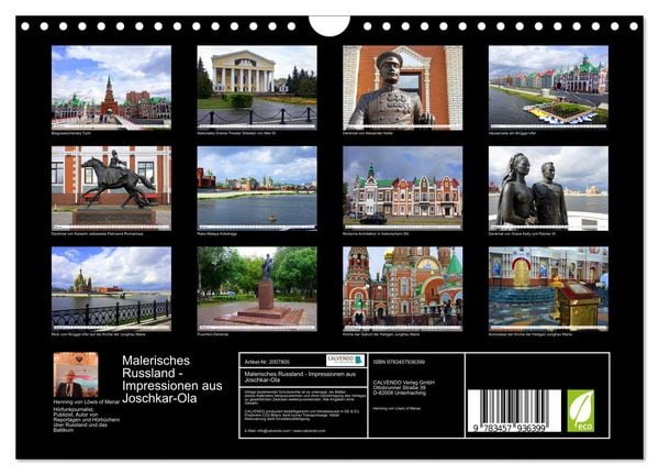 Produktbild: Malerisches Russland - Impressionen aus Joschkar-Ola (Wandkalender 2026 DIN A4 quer), CALVENDO Monatskalender