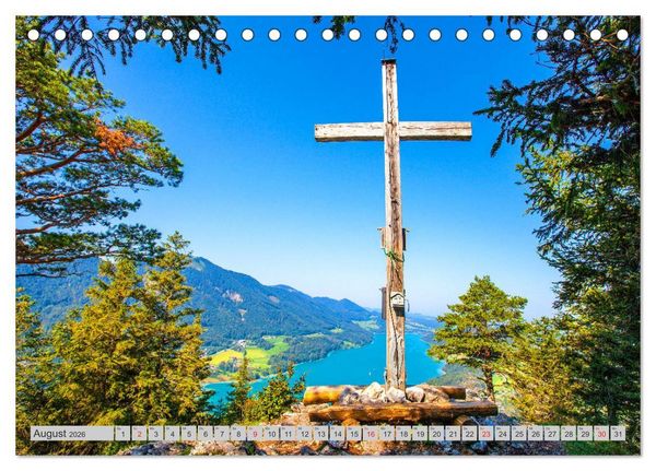 Produktbild: Rund um den Fuschlsee (Tischkalender 2026 DIN A5 quer), CALVENDO Monatskalender