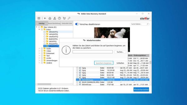 Stellar Data Recovery 10 Standard (1 Jahr I 1 PC)