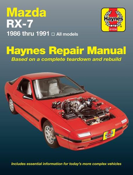 Produktbild: Haynes, J: Mazda Rx-7 1986-91