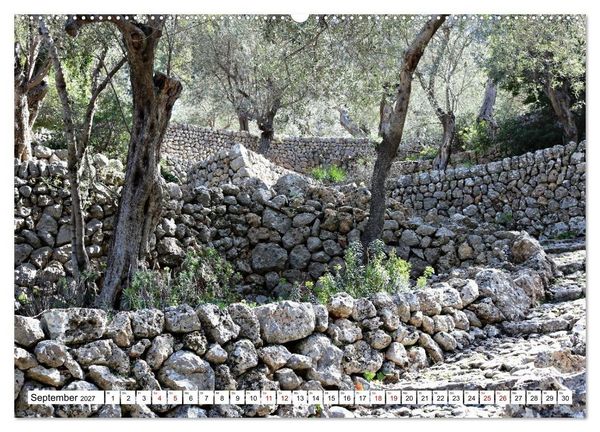 Produktbild: Mallorca GR 221. Weitwandern durch die Serra de Tramuntana (hochwertiger Premium Wandkalender 2027 DIN A2 quer), Kunstdruck in Hochglanz