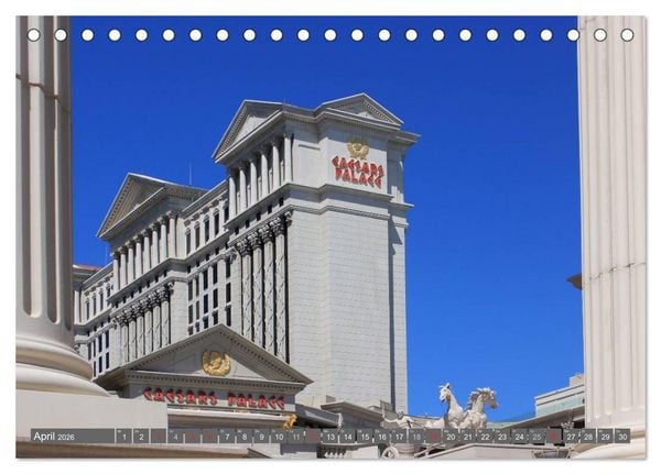 Produktbild: Las Vegas - Nevada (Tischkalender 2026 DIN A5 quer), CALVENDO Monatskalender