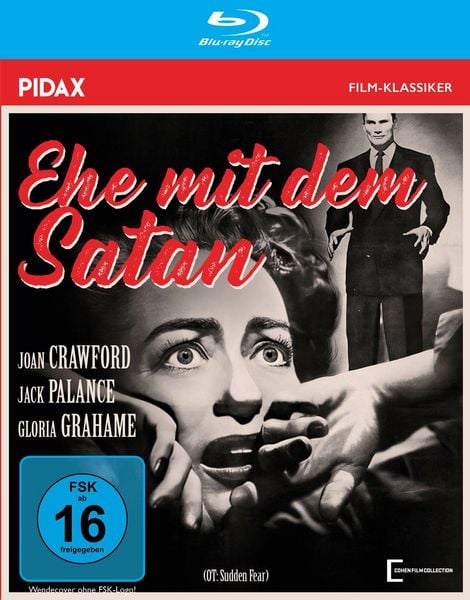 Produktbild: Ehe mit dem Satan (Sudden Fear) / Film-Noir-Meisterwerk mit Starbesetzung (neue 2K-Abtastung) (Pidax Film-Klassiker)