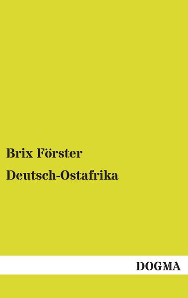 Produktbild: Deutsch-Ostafrika