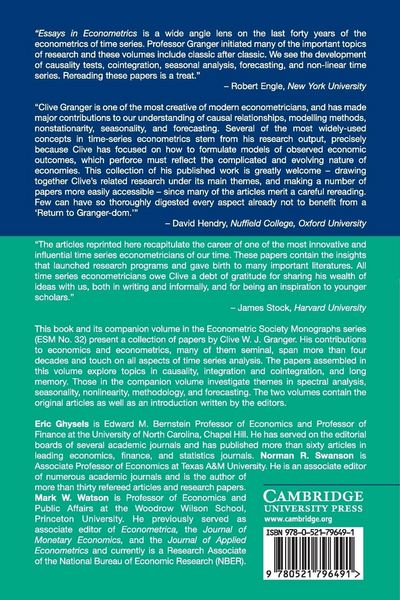 Produktbild: Essays in Econometrics