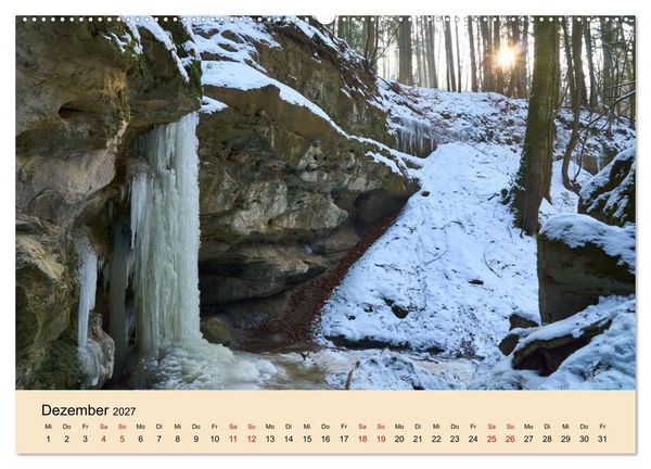 Produktbild: Franken - eine Region voller Naturwunder (Wandkalender 2027 DIN A2 quer), CALVENDO Monatskalender