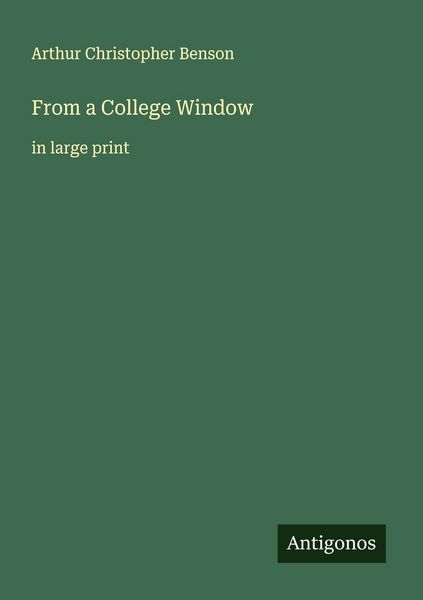 Produktbild: From a College Window