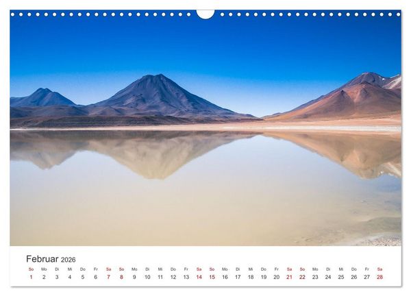 Produktbild: Vulkane - Die atemberaubendsten Motive der Feuerspucker. (Wandkalender 2026 DIN A3 quer), CALVENDO Monatskalender