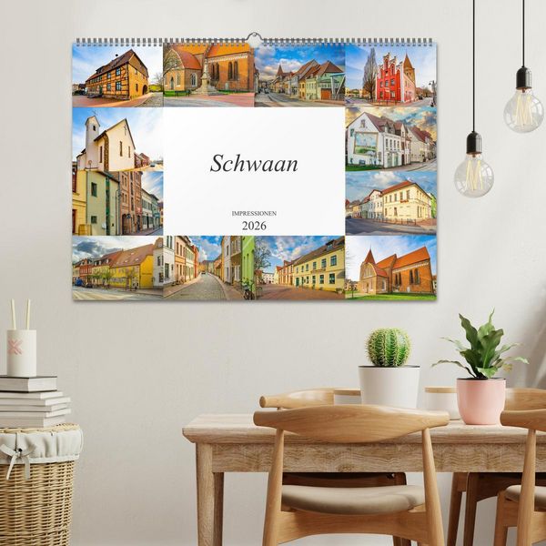 Produktbild: Schwaan Impressionen (Wandkalender 2026 DIN A2 quer), CALVENDO Monatskalender