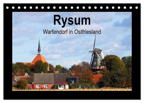 Produktbild: Rysum - Warfendorf in Ostfriesland (Tischkalender 2026 DIN A5 quer), CALVENDO Monatskalender