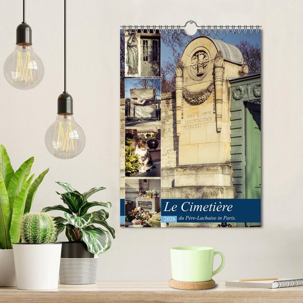 Produktbild: Le Cimeti&egrave;re du P&egrave;re-Lachaise in Paris (Wandkalender 2026 DIN A4 hoch), CALVENDO Monatskalender