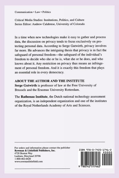 Produktbild: Privacy and the Information Age