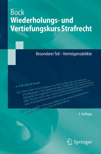 Produktbild: Wiederholungs- und Vertiefungskurs Strafrecht