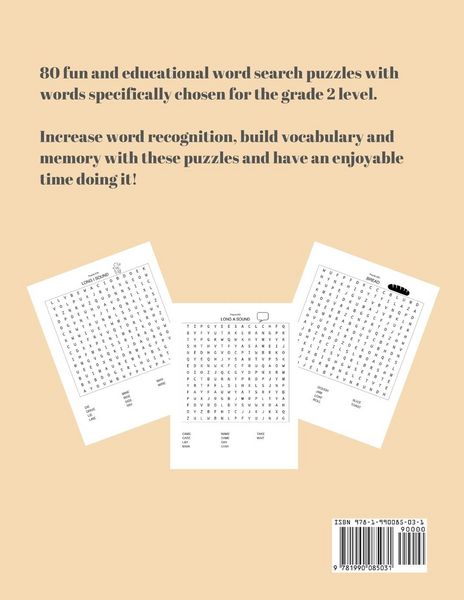 Produktbild: Word Search For 2nd Graders