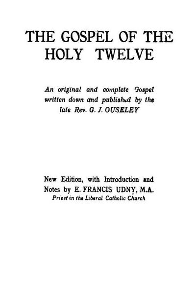 Produktbild: The Gospel of the Holy Twelve