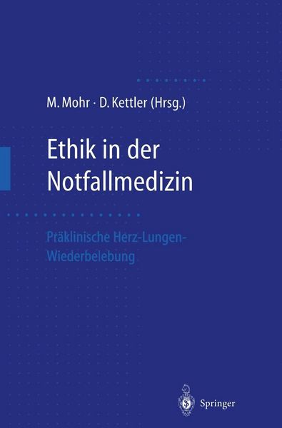 Produktbild: Ethik in der Notfallmedizin