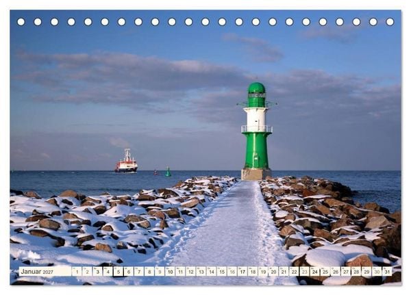 Produktbild: Seebad Warnem&uuml;nde (Tischkalender 2027 DIN A5 quer), CALVENDO Monatskalender
