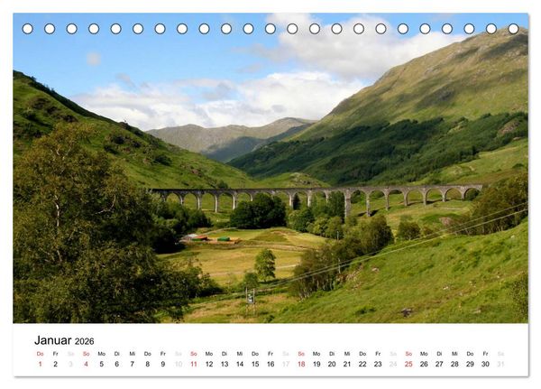 Produktbild: Western Highlands - Schottland (Tischkalender 2026 DIN A5 quer), CALVENDO Monatskalender
