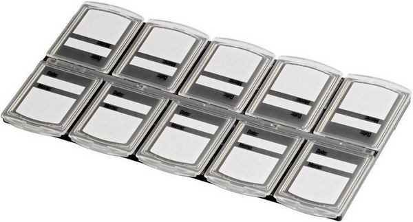 Hama 00095985 Speicherkarten-Organizer SD-Karte Schwarz