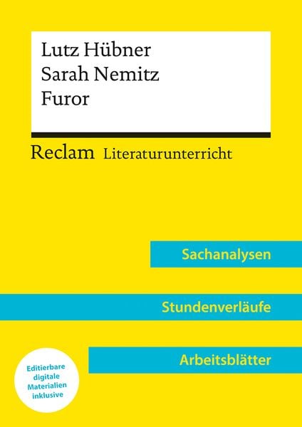 Produktbild: Lutz H&uuml;bner / Sarah Nemitz: Furor (Lehrerband) &ndash; Mit Downloadpaket (Unterrichtsmaterialien)