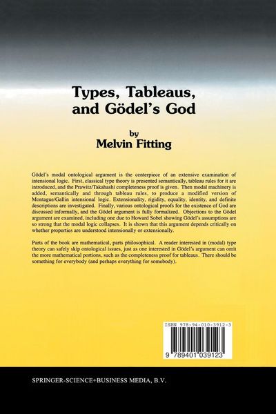 Produktbild: Types, Tableaus, and G&ouml;del&rsquo;s God