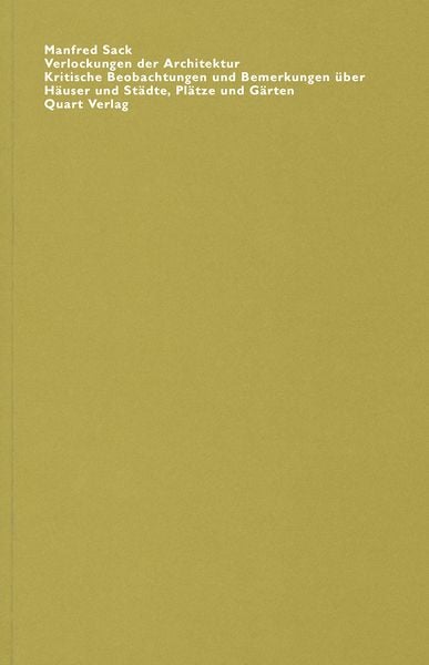 Produktbild: Verlockungen der Architektur