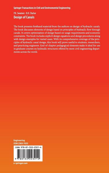 Produktbild: Design of Canals