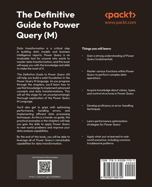 Produktbild: The Definitive Guide to Power Query (M)