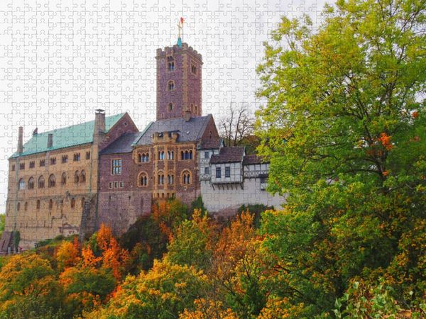 Produktbild: CALVENDO Puzzle Die Wartburg in Th&uuml;ringen | 1000 Teile Lege-Gr&ouml;&szlig;e 64x48cm Foto-Puzzle f&uuml;r gl&uuml;ckliche Stunden