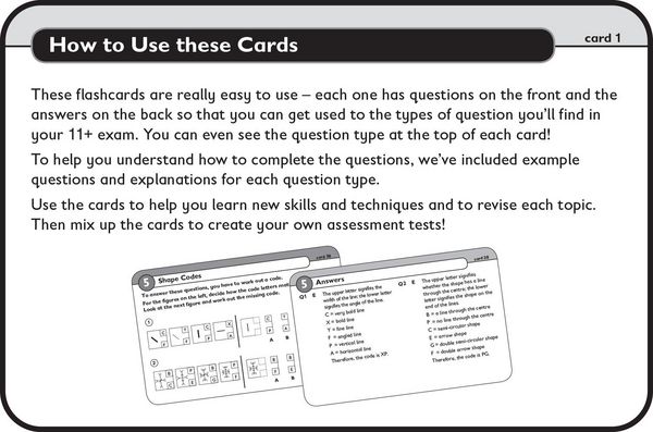 Produktbild: 11+ Non-Verbal Reasoning Flashcards