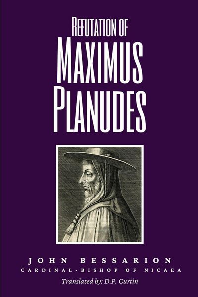 Produktbild: Refutation of Maximus Planudes