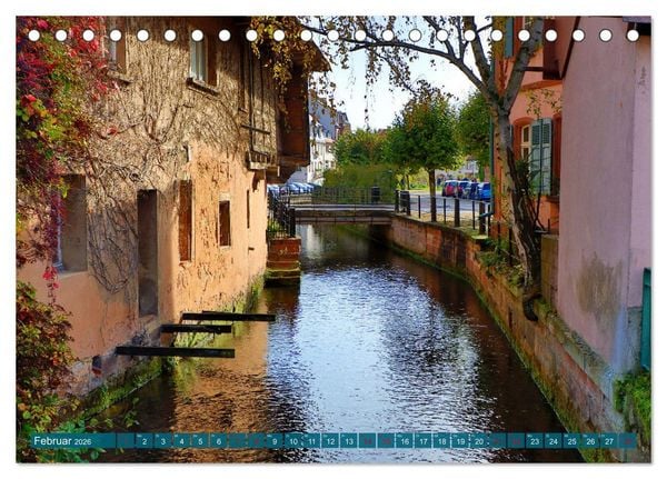 Produktbild: Bienvenue &agrave; Wissembourg. Spaziergang durch Wei&szlig;enburg im Elsass (Tischkalender 2026 DIN A5 quer), CALVENDO Monatskalender