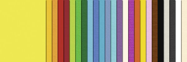 Produktbild: URSUS Basispapiere Super-Tonzeichenpapierblock, 130 g/m&sup2;, Format 24 x 34 cm, 50 Blatt sortiert