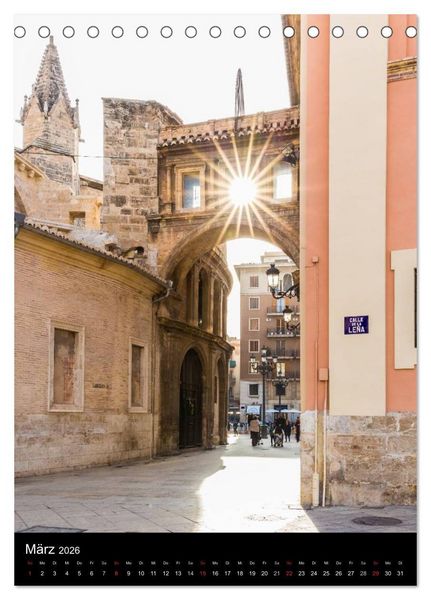 Produktbild: Valencia entdecken (Tischkalender 2026 DIN A5 hoch), CALVENDO Monatskalender