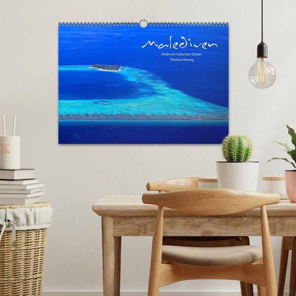 Produktbild: MALEDIVEN (Wandkalender 2026 DIN A3 quer), CALVENDO Monatskalender