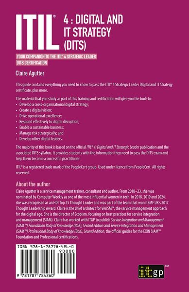 Produktbild: ITIL 4 Digital and IT Strategy (DITS)