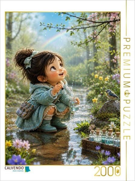 CALVENDO Puzzle Die Farbe des Regens | 2000 Teile Lege-Größe 90 × 67 cm Foto-Puzzle für glückliche Stunden