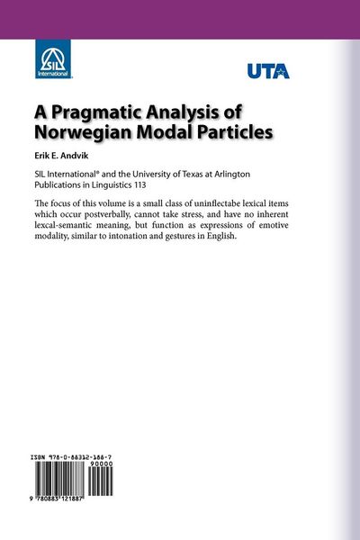 Produktbild: A Pragmatic Analysis of Norwegian Modal Particles