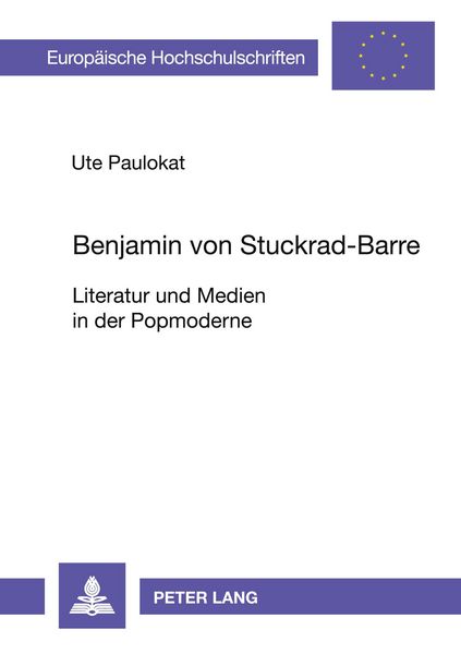 Produktbild: Benjamin von Stuckrad-Barre