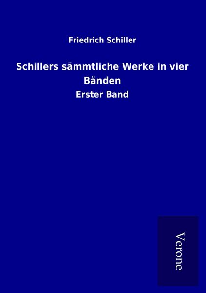Produktbild: Schillers s&auml;mmtliche Werke in vier B&auml;nden