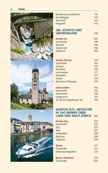 Produktbild: TRESCHER Reisef&uuml;hrer Zentralschweiz