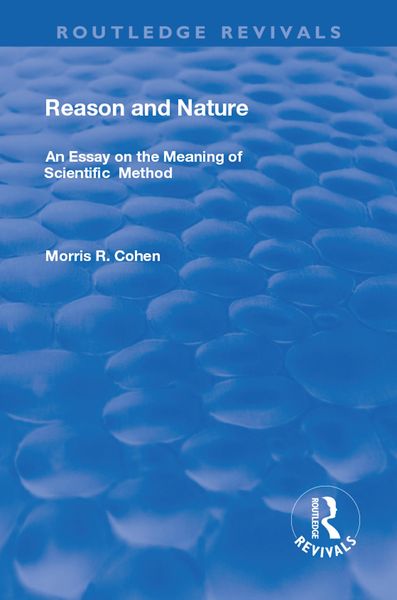Produktbild: Reason and Nature