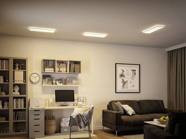 Produktbild: Paulmann 79925 P Atria Shine 22W 3000K 580x200mm ws Kst LED-Deckenleuchte 22W Wei&szlig;
