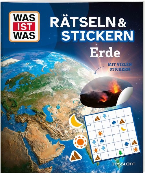 Produktbild: WAS IST WAS Rätseln und Stickern: Erde
