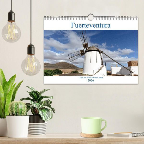 Produktbild: Fuerteventura - Hart am Wind (Wandkalender 2026 DIN A4 quer), CALVENDO Monatskalender