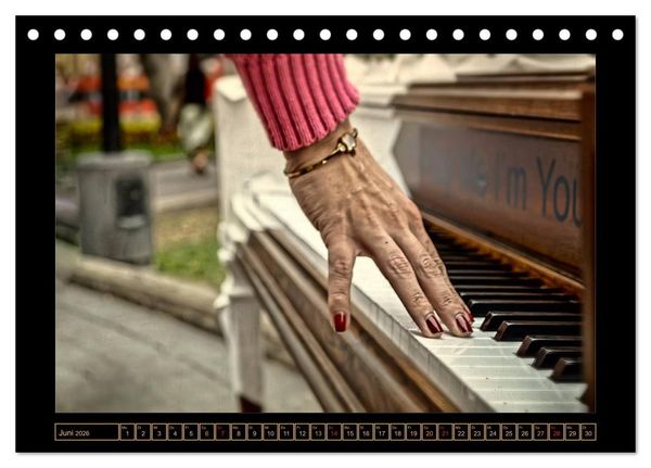 Produktbild: Klavier - Solo f&uuml;r zehn Finger (Tischkalender 2026 DIN A5 quer), CALVENDO Monatskalender