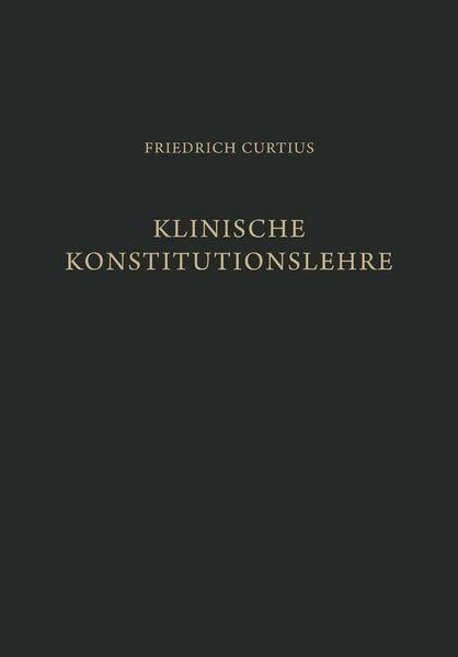 Produktbild: Klinische Konstitutionslehre