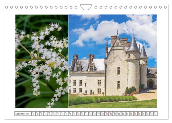 Produktbild: Schl&ouml;sser der Loire - Romantik Pur (Wandkalender 2026 DIN A4 quer), CALVENDO Monatskalender