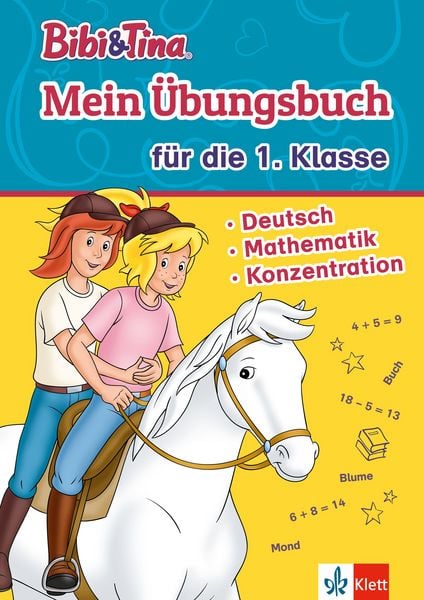 Produktbild: Bibi & Tina: Mein &Uuml;bungsbuch f&uuml;r die 1. Klasse