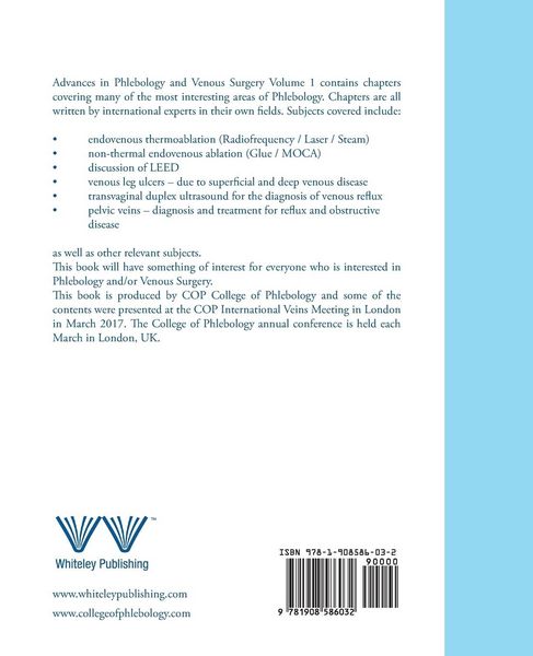 Produktbild: Advances in Phlebology and Venous Surgery Volume 1